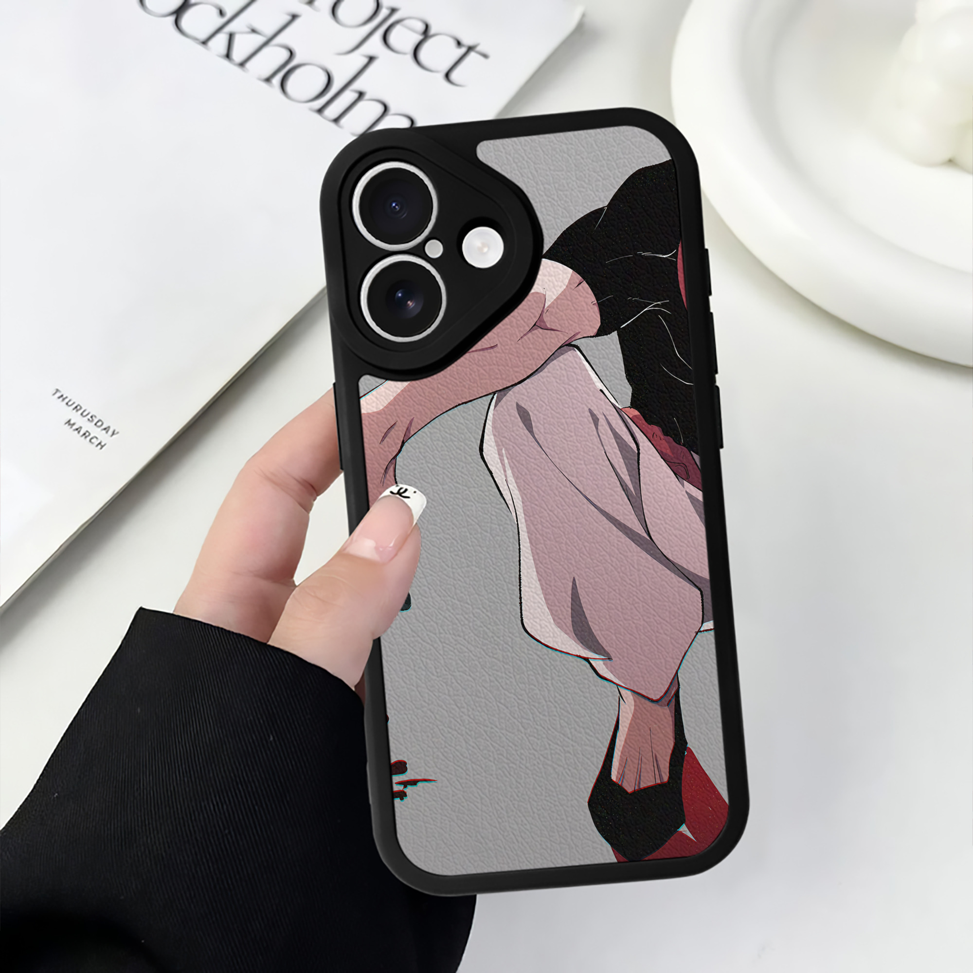 （画像用） SPY×FAMILY间谍家家酒 【iPhone 16シリーズ対応】シリコンスマホケース（レザー調） 材質：シリコン